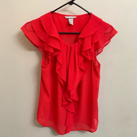 H&M Red Blouse - Picture 1 of 3